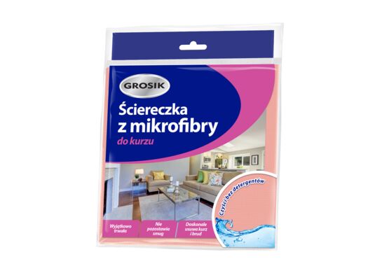 Ściereczka z mikrofibry do kurzu Grosik