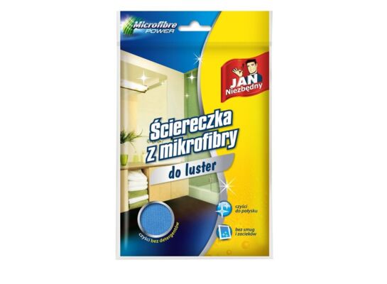 Ściereczka z mikrofibry do luster Jan Niezbędny