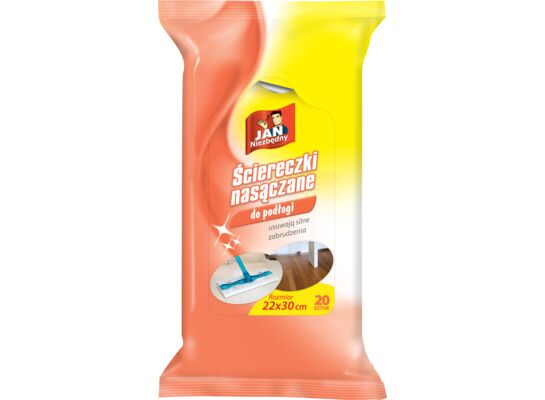 Ściereczki nasączane do podłogi 20 sztuk Jan Niezbędny