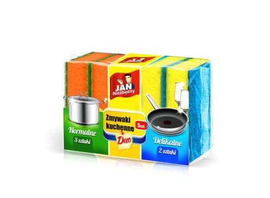 Zmywaki kuchenne Duo 5 sztuk Jan Niezbędny