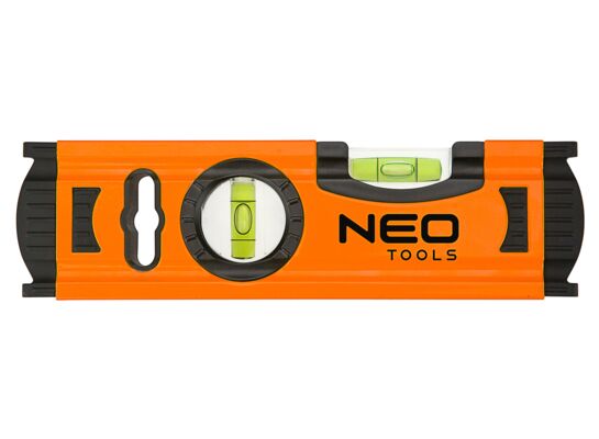 Poziomnica aluminiowa 20 cm, 2 libelle NEO