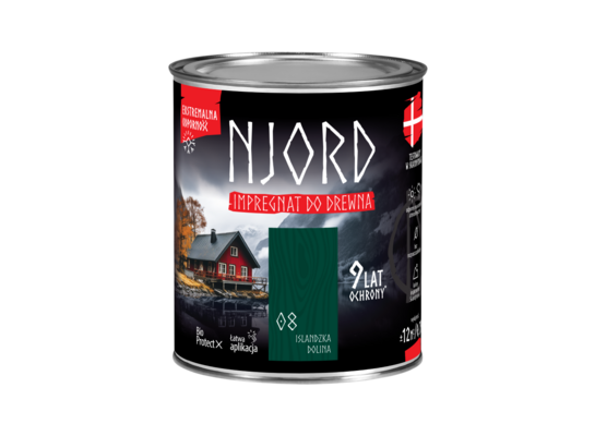 Impregnat do elewacji drewnianych Njord islandzka dolina 0,75 l LuxDecor