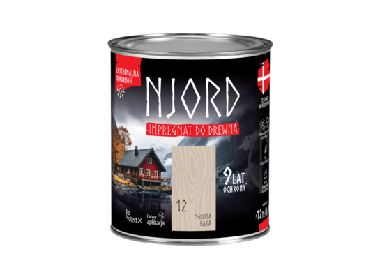 Impregnat do elewacji drewnianych Njord mglista łąka 0,75 l LuxDecor