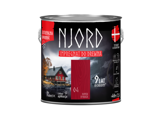 Impregnat do elewacji drewnianych Njord domek rybaka 2,5 l LuxDecor