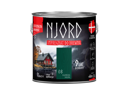 Impregnat do elewacji drewnianych Njord islandzka dolina 2,5 l LuxDecor