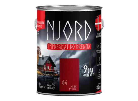 Impregnat do drewna domek rybaka 5 l Njord 