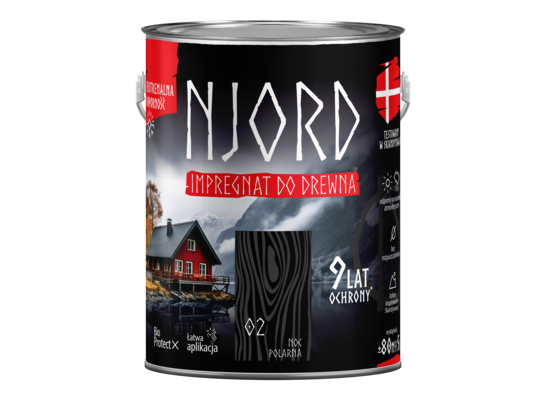 Impregnat do drewna noc polarna 5 l Njord 