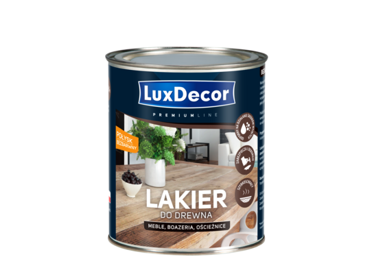 Lakier do drewna połysk 0,75 l LuxDecor