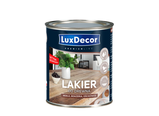 Lakier do drewna satyna 0,75 l LuxDecor