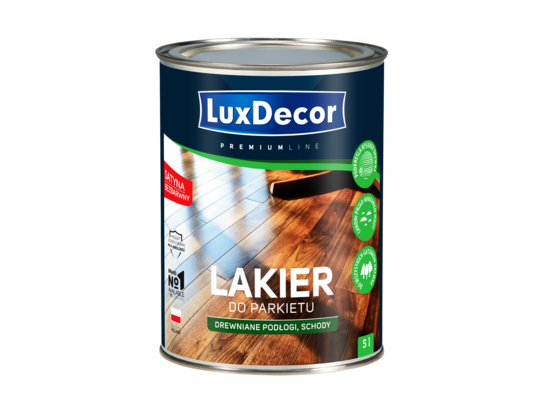 Lakier do parkietu satyna 5 l LuxDecor