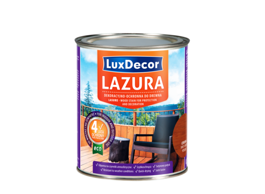 Lazura do drewna czereśnia 0,75 l LuxDecor