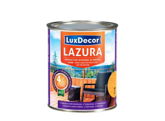Lazura do drewna sosna 0,75 l LuxDecor