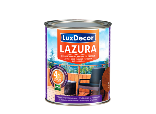 Lazura do drewna teak 0,75 l LuxDecor