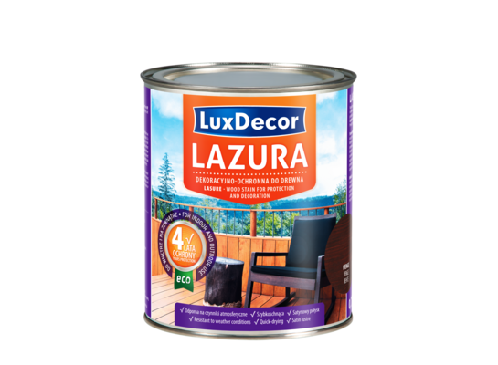 Lazura do drewna wenge 0,75 l LuxDecor