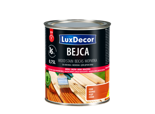 Bejca do drewna cedr 0,75 l LuxDecor