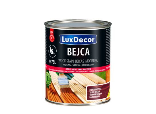 Bejca do drewna ciemna wiśnia 0,75 l LuxDecor