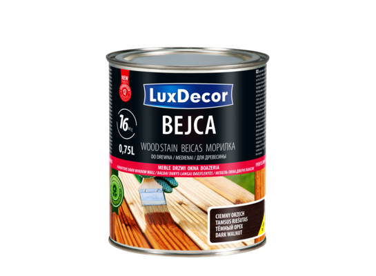 Bejca do drewna ciemny orzech 0,75 l LuxDecor
