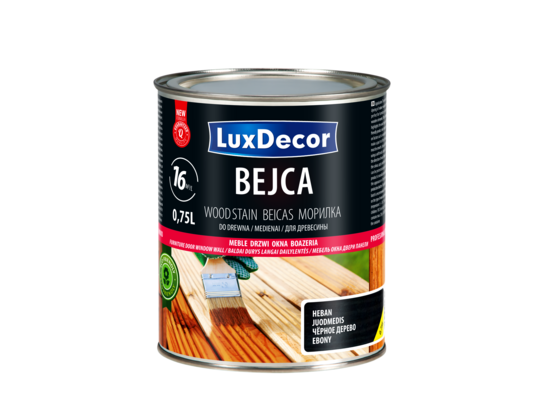 Bejca do drewna heban 0,75 l LuxDecor