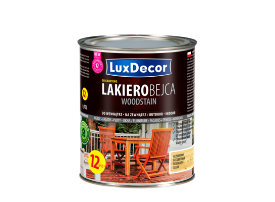 Lakierobejca do drewna bezbarwny 0,75 l LuxDecor