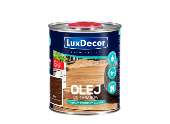 Olej do tarasów teak 0,75 l LuxDecor