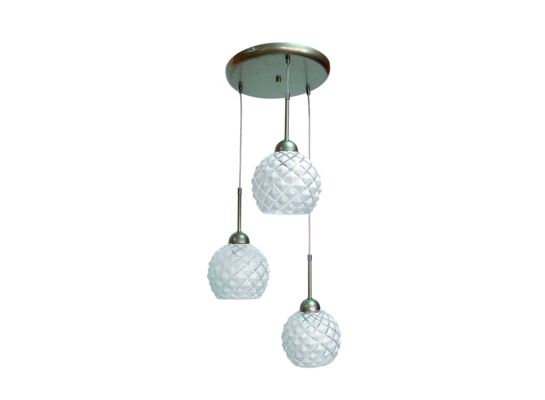 Oprawa oświetleniowa 3-KULA SNOW szampan 1,75 kg 35 x 85 cm PROGRES