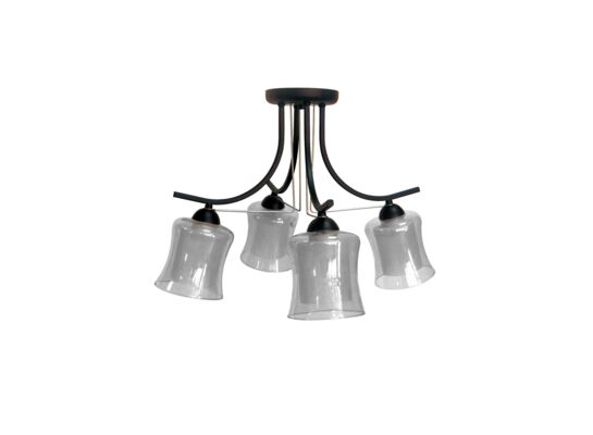 Oprawa oświetleniowa 4-OSKAR brąz szampan 1,98 kg 59 x 39 cm PROGRES