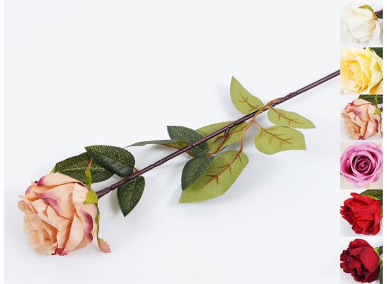 Róża sztuczna pojedyncza 75 x 7 cm