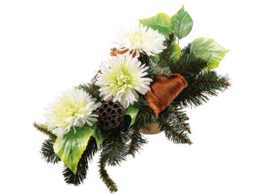 Stroik ze sztucznych kwiatów
