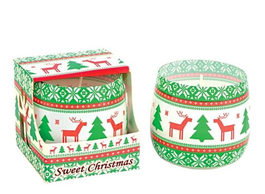 Świeca zapachowa w szkle Sweet Christmas goździk