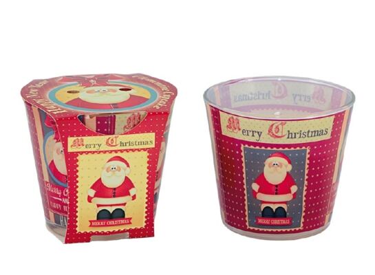 Świeca zapachowa w szkle Happy New Year cytrusowe ciasteczko