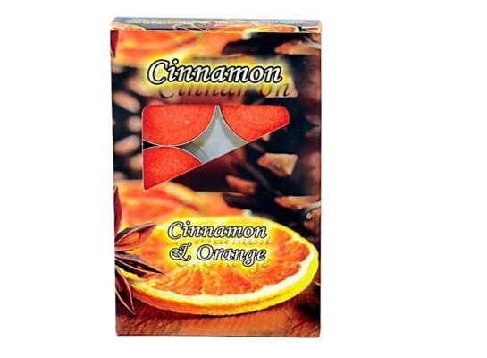 Podgrzewacze Cinnamon and Orange cynamon i pomarańcza 14 g 6 sztuk