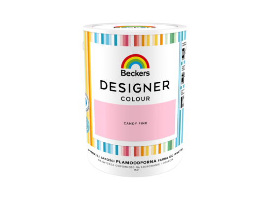 Farba lateksowa Beckers Designer Colour Candy Pink 5 l