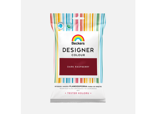 Farba lateksowa Beckers Designer Colour TESTER Dark Raspberry 0,05 l