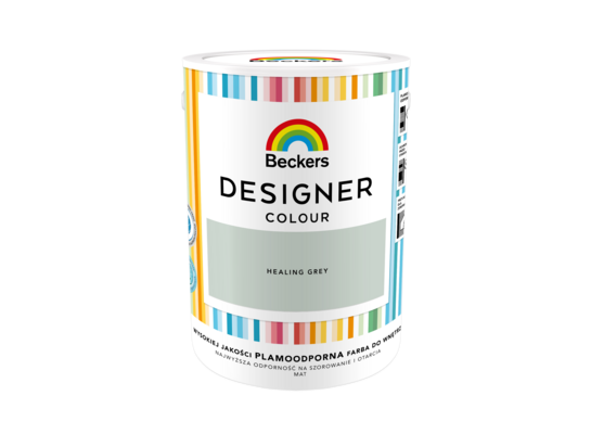 Farba lateksowa Beckers Designer Colour Healing Grey 5 l