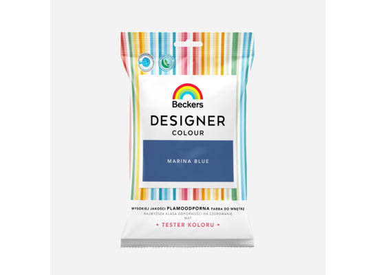 Farba lateksowa Beckers Designer Colour TESTER Marina Blue 0,05 l