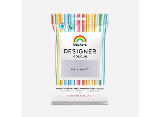Farba lateksowa Beckers Designer Colour TESTER Misty Violet 0,05 l