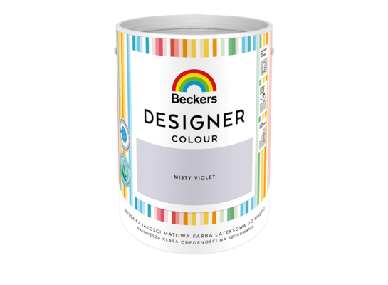 Farba lateksowa Beckers Designer Colour Misty Violet 5 l