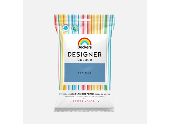 Farba lateksowa Beckers Designer Colour TESTER Sea Blue 0,05 l