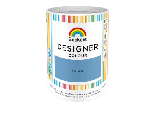 Farba lateksowa Beckers Designer Colour Sea Blue 5 l
