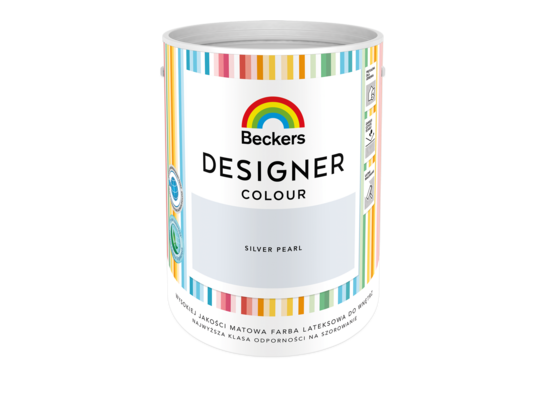 Farba lateksowa Beckers Designer Colour Silver Pearl 5 l