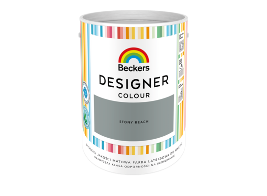 Farba lateksowa Beckers Designer Colour Stony Beach 5 l