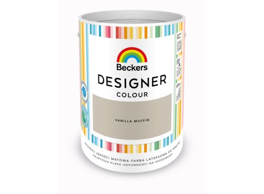 Farba lateksowa Beckers Designer Colour Vanilla Muffin 5 l