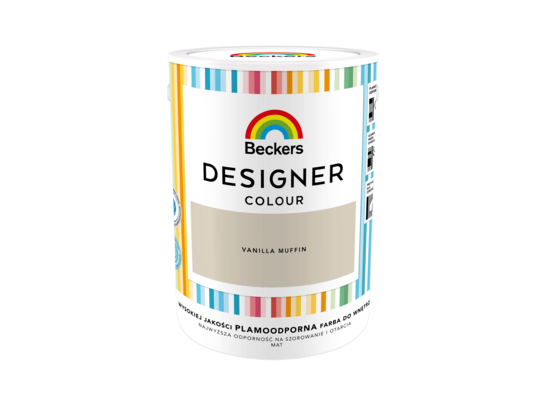 Farba lateksowa Beckers Designer Colour Vanilla Muffin 5 l