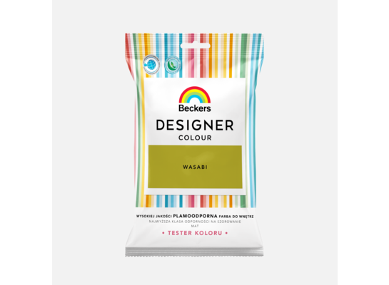 Farba lateksowa Beckers Designer Colour TESTER Wasabi 0,05 l