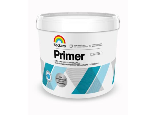 Farba akrylowa gruntująca Beckers Designer Primer 3L