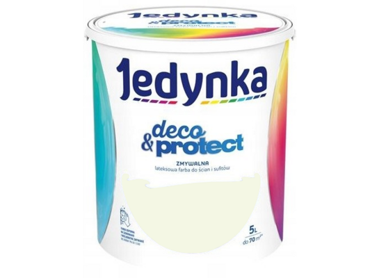 Farba lateksowa Jedynka Deco&Protect Zmywalna 31. Poranna rosa 5 l