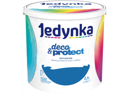 Farba lateksowa Jedynka Deco&Protect Zmywalna 36. Morski klimat 2,5 l