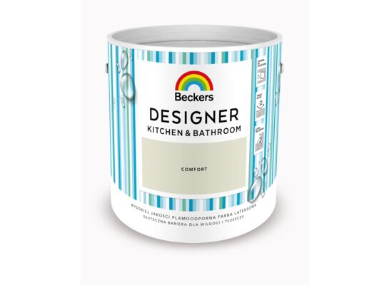 Farba lateksowa Beckers Designer Kitchen&Bathroom Comfort 2,5 l