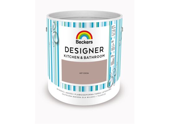 Farba lateksowa Beckers Designer Kitchen&Bathroom Hot Cocoa 2,5 l
