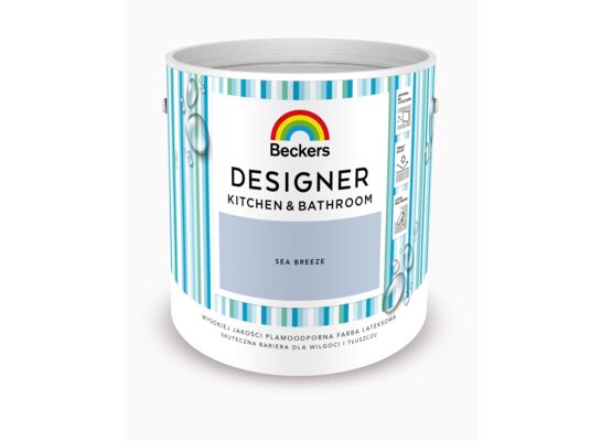 Farba lateksowa Beckers Designer Kitchen&Bathroom Sea Breeze 2,5 l